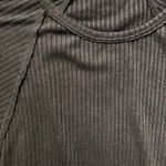 olive green long sleeve shirt dress, size women’s small. Photo 3