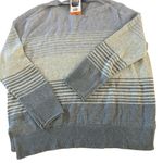 Ella Moss  Women's Crewneck Long Sleeve Sweater, Blue Stripe, XXL, NWT Photo 1