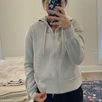 Apana  Light Gray Zip-Up Hoodie Photo 0