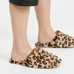 Madewell NWOT  The Scuff Slipper Leopard Faux Fur 6 M Photo 0