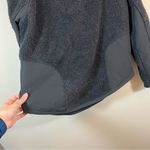 Nike ✨ Women’s Black Sherpa Fleece Mock Neck Sweatshirt Medium Photo 4