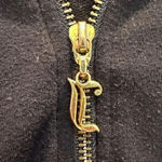 Juicy Couture Vintage Y2K Queen's Crown Lightweight Hoodie Black Size Medium M Photo 9