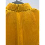 Tibi  Pleated Cropped High Neck Top in Sunday Yellow Sz XS Photo 8