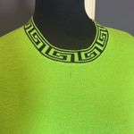 Women’s Casual Short Green Sleeveless Dress Flared Pleated Skirt Size L *READ Size L Photo 9