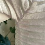 ZARA  cute panel stripe white loose top Photo 2