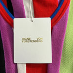 Diane Von Furstenberg  Carolina Block-Stripe Knit Tank‎ Top Light Cerise Size XS Photo 11