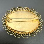 Vintage Italian Micro Mosaic Gold Photo 3