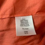 Talbots Blazer Suit Jacket Women 8 Light Pink Salmon 100% Cotton Professional Photo 8