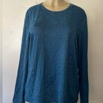 Simply Vera, Vera Wang NWT Women's Simply Vera Vera Wang Long Sleeve blue Crew Neck Tee size XL fall Photo 2