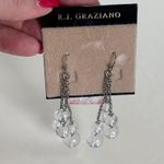 R.J. Graziano Silver Dangle Bauble Earrings Photo 0