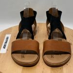 Sorel Womens Camel Brown Black Ella Open Toe Sandal - Size 9.5 & 40.5 Photo 2