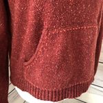 Columbia Red Wool Cotton Quarter Zip Sweater Photo 2