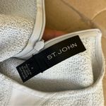 St. John Sleeveless Boucle Dress in Grey Photo 5