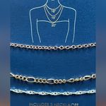 Mixit Gold & Silver 3PCS Necklace Set Photo 2