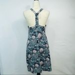 Free People  Intimates Printed Portrait Blue Dress Photo 3