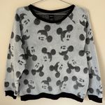 Disney Mickey Mouse Cozy Fleece PJ Sweatshirt Top Lounge Sleepwear Size Large Photo 1