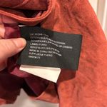 st. john's bay VTG  Womens 3X Washable Genuine Leather Suede Rust Brick Red Jacket Photo 7