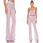 Boys Lie Boys‎ Lie x Yung Reaper Pants Womens Small Purple Lave Sheer Bell Bottoms Photo 1