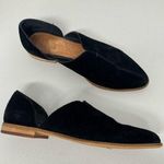 Frye Black Suede Slip On Flats Womens 7.5 Leather Comfort Shoes Pointed Toe Photo 0