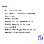 Just Black NWT  Denim The Vintage Straight Size  29 dark denim women’s raw hem Photo 3