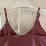 Velvet Rose swimsuit Pink Stretch V Neck Bikini Thong one piece New Sz medium Photo 2