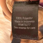 Vera Wang Simply Vera M women's Sleeveless top tan/brown High Low Blouse Gathered Pleats Photo 5