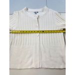 Willow Bay Button Front Cardigan Women's XL Cream Cotton Blend 3/4 Sleeve Photo 3