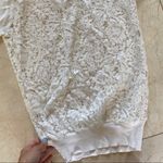 Macbeth Collection  NWOT White Lace Blouse Sz Small Photo 4