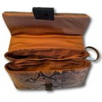 Nicole Miller Brown & Black Snake Skin Crossbody Purse NWT MSRP: $60 Photo 1