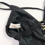 Shade & Shore Shade Shore Womens Swimsuit Size Medium Black Gold One Piece Beach Summer Travel Photo 4