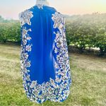 Susan Graver  Blue & White Polyester Sheer Vest Photo 10