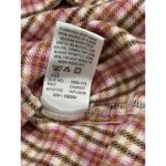 Woolrich  Womens Flannel Shirt Medium Pink Brown Cream Plaid Blouse Top Button Photo 6