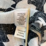 J.Jill Floral Linen Button Down Shirt Long Sleeve L Petite Church Office Summer Black Size undefined Photo 4