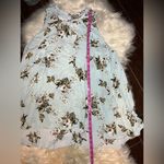 Free People Tree Swing Tunic dress in Mint Green floral sz Medium Photo 8