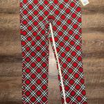 kim rogers ® Millennium Average Pants Red/Green Plaid Pants Women’s Size 12 NWT Photo 7