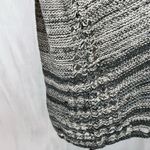 Paper Crane ivory and gray knit and open weave sweater size large Photo 3
