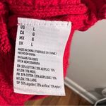 American Eagle  Crewneck Cableknit Sweater Red Photo 13