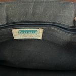 Vintage Partners by Mervyns Leather Shoulder Bag Navy Brown 90s Y2K Blue Photo 4