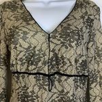 y2k glitter lace print top Photo 1