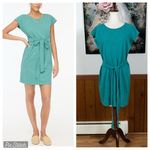 J.Crew Super Cute  Teal Slub Knit Mini Dress! Photo 1
