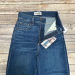 Le Jean Libertine Dark Wash Sabine Ankle Length Straight High Rise Jeans 24 NWT Blue Photo 3
