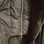 Theory  Black Long Belted Puffer Coat Petite P Hooded Photo 5