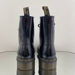 Dr. Martens Black Lucido Shiny Patent Leather 1460 Lace Up Grunge Boots NEW Photo 5