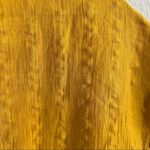 prAna Summer Fun Top Golden Mustard Crop Button Front Athleisure Travel Small Photo 7