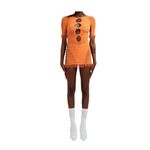 Poster Girl The Miranda Mini Dress in Tangerine One Size Fits All New Womens Photo 12