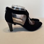 Life Stride  Heels Giovanna Micro Suede Black‎ Neutral Preppy Womens Size 8.5 Photo 8