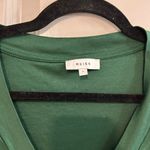 Reiss  Deep Green Long Sleeve V-Neck Top Photo 1