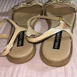 Karl Lagerfeld  Size 7.5 Beige/Silver Sandals Photo 5