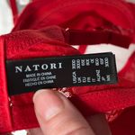 Natori Womens Pretty Smooth Seamless Red Lace Underwire Bra 30DD style 734318 Size undefined Photo 3