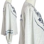 Urban Outfitters Free People Western Bohemian Sundance Kid Embroidered Pearl Snap Henley Top M L Photo 7